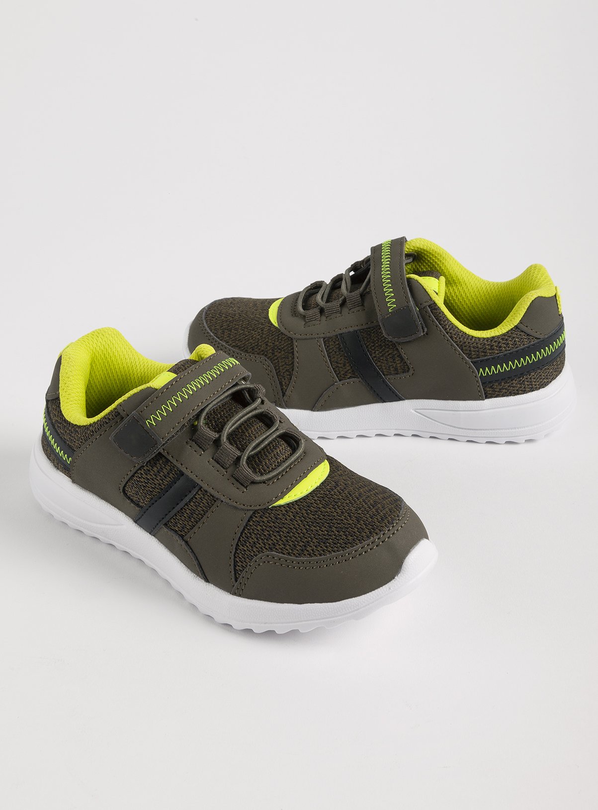 infant khaki trainers